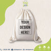 Custom Printed Cotton Muslin Drawstring Bags - Personalized Eco-Friendly Favor Bags for Weddings, Gifts, and More!
