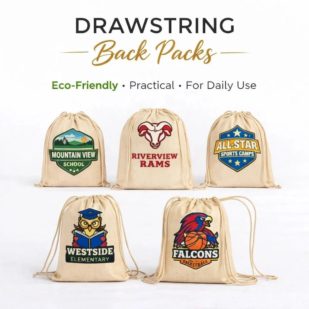 Custom Cinch Bags and Cotton Drawstring Backpacks - BAGSGeek