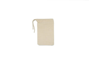 3x5 Cotton Single Drawstring Bag