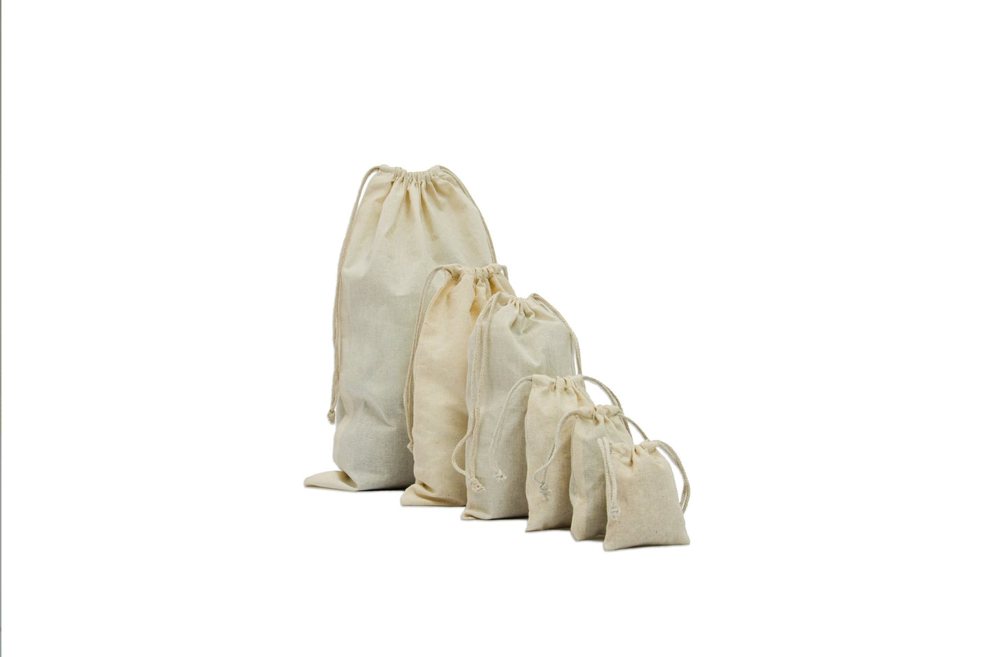 Premium 100% Woven Cotton 20x24 Double Drawstring Bag - BAGSGeek