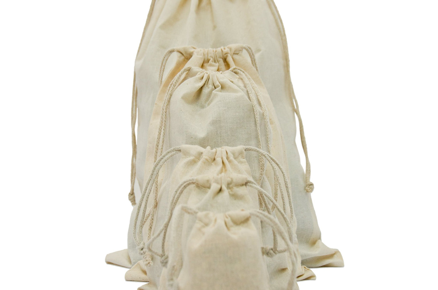 Premium 100% Woven Cotton 24x34 Double Drawstring Bag - BAGSGeek