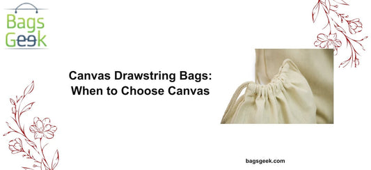 Canvas Drawstring Bags: When Heavy-Duty Cotton Beats Muslin - BAGSGeek