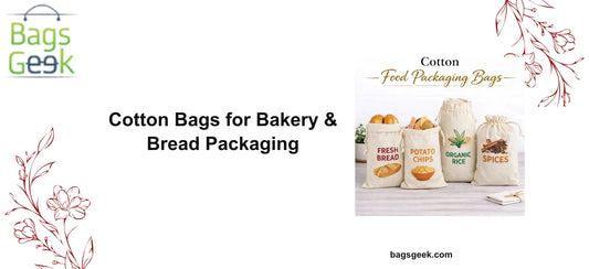 Cotton Bags for Bakery & Bread Packaging - BAGSGeek cotton bags