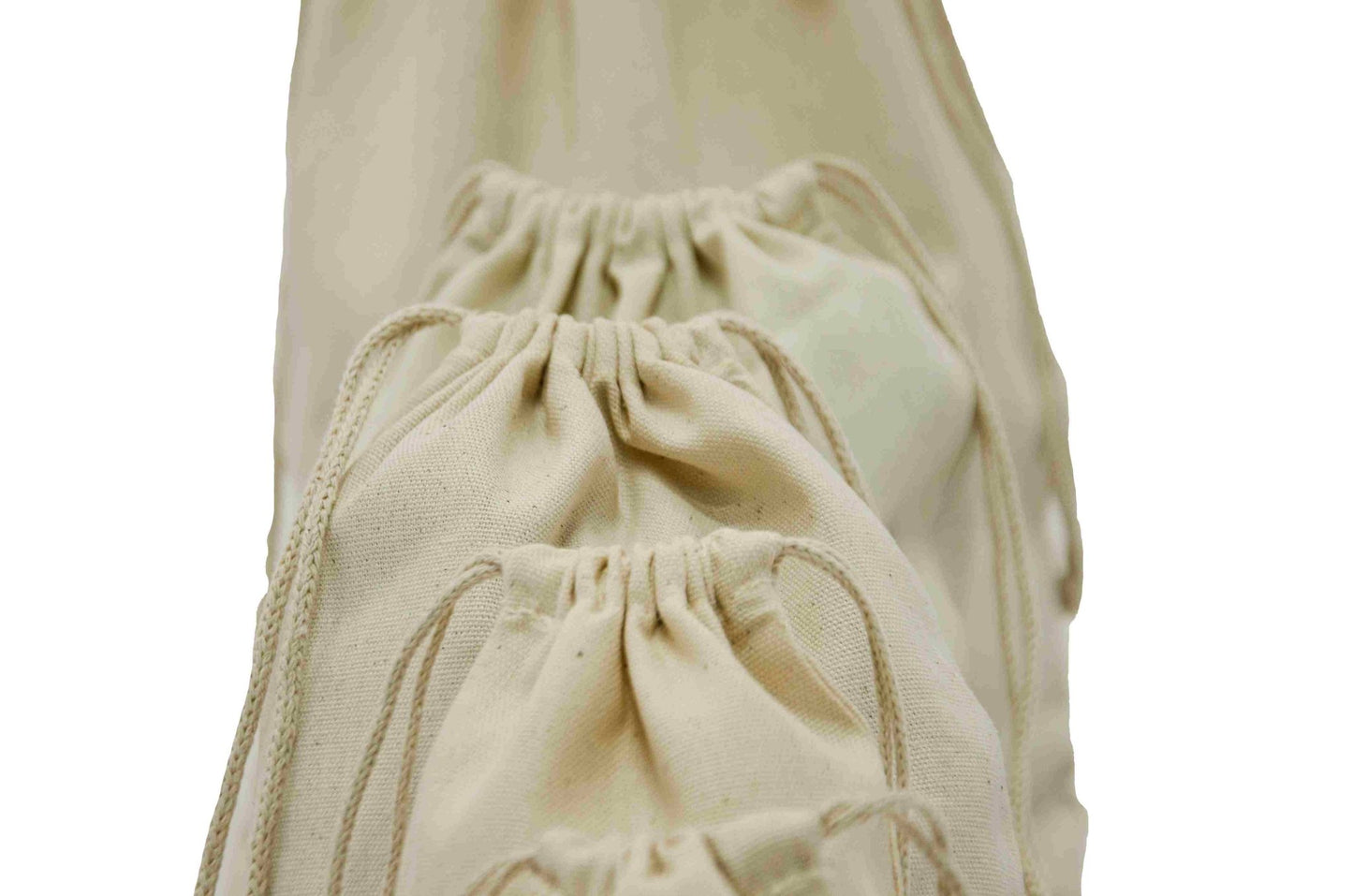 100% Cotton Double Drawstring Canvas Bag - BAGSGeek