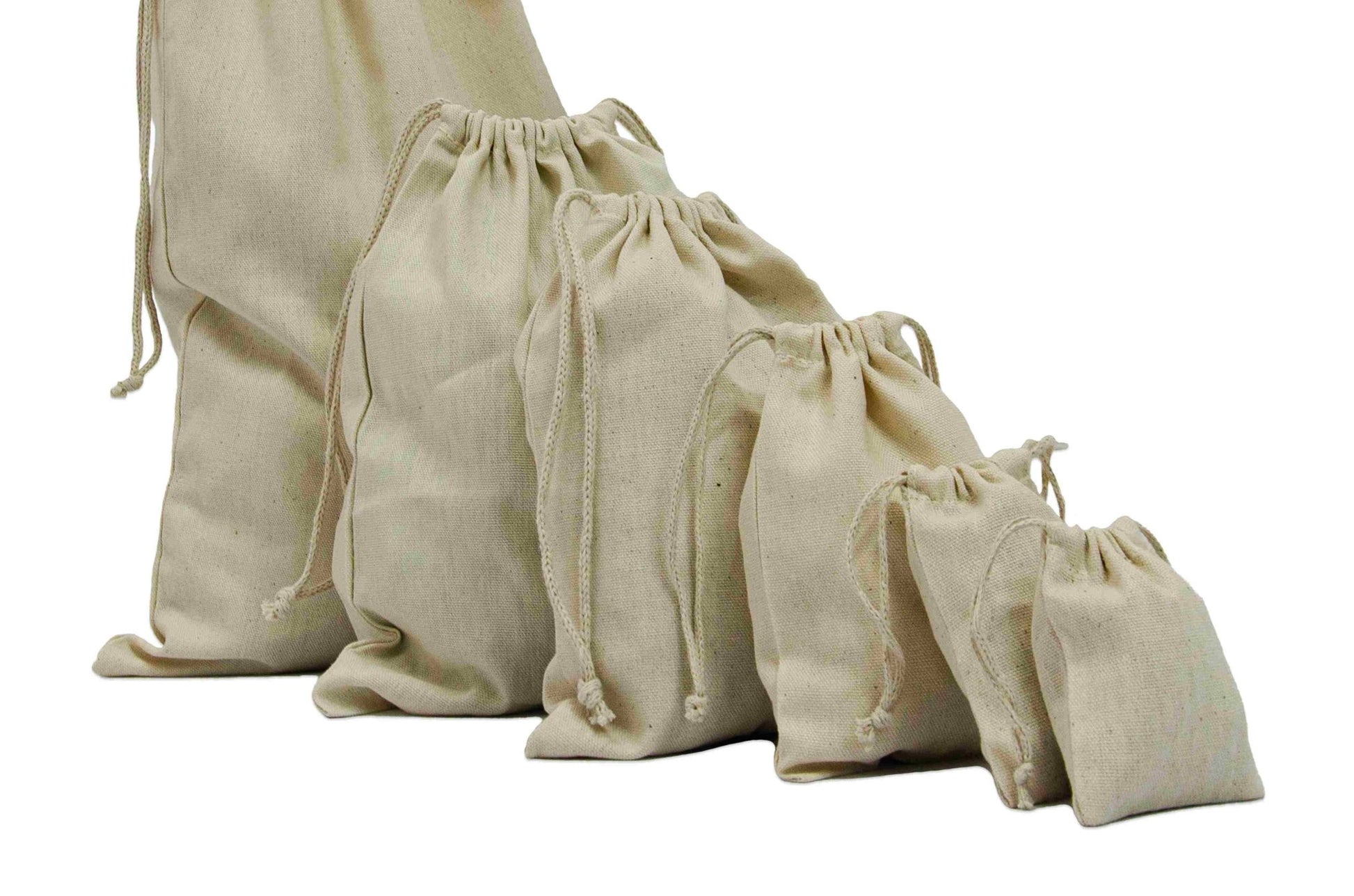 100% Cotton Double Drawstring Canvas Bag - BAGSGeek