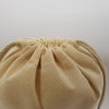 4x6 inch Natural Color Double Drawstring Bags