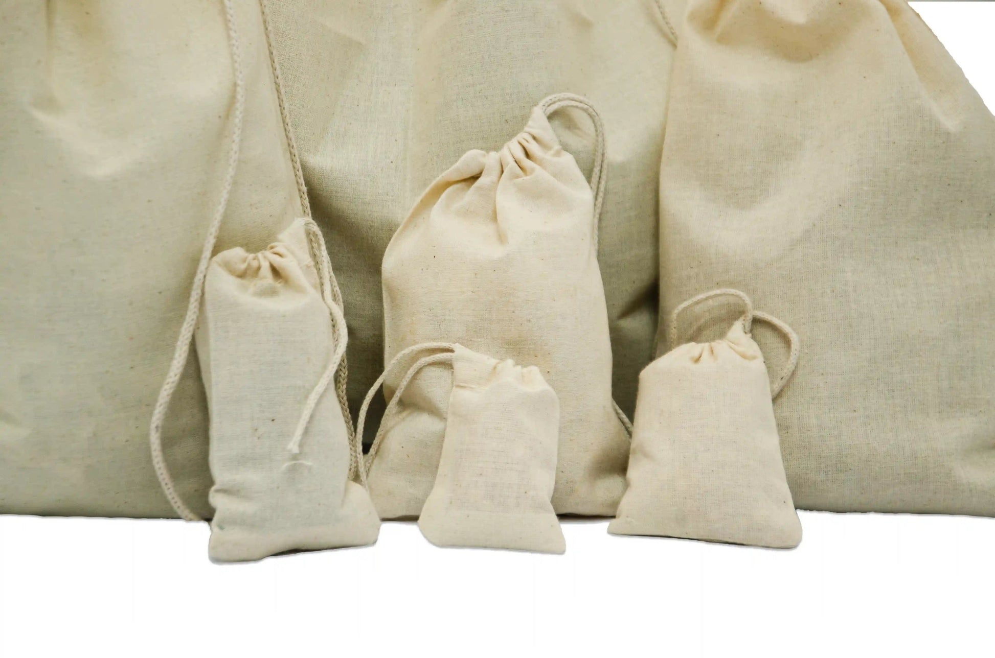 2x3 Cotton Single Drawstring Bag - BAGSGeek