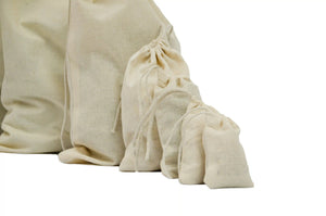 2x3 Cotton Single Drawstring Bag