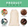3.25x5 inch Cotton Eco-Friendly Drawstring Bags