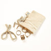3x4 inches Cotton Muslin Drawstring Bags