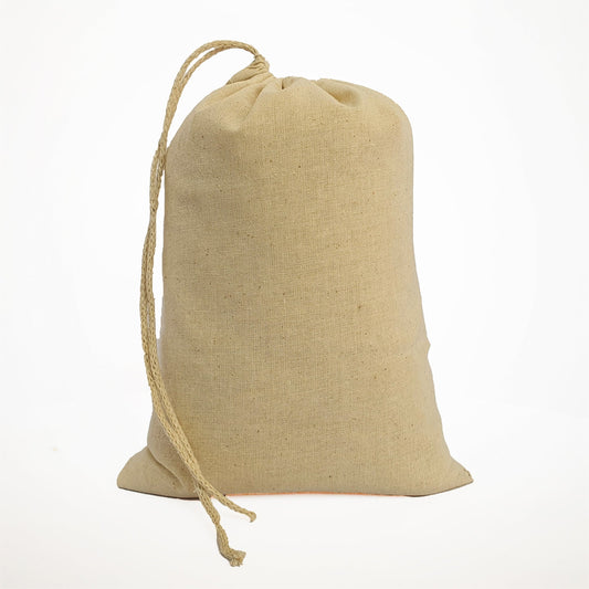 100% Cotton Canvas Drawstring Muslin Bag