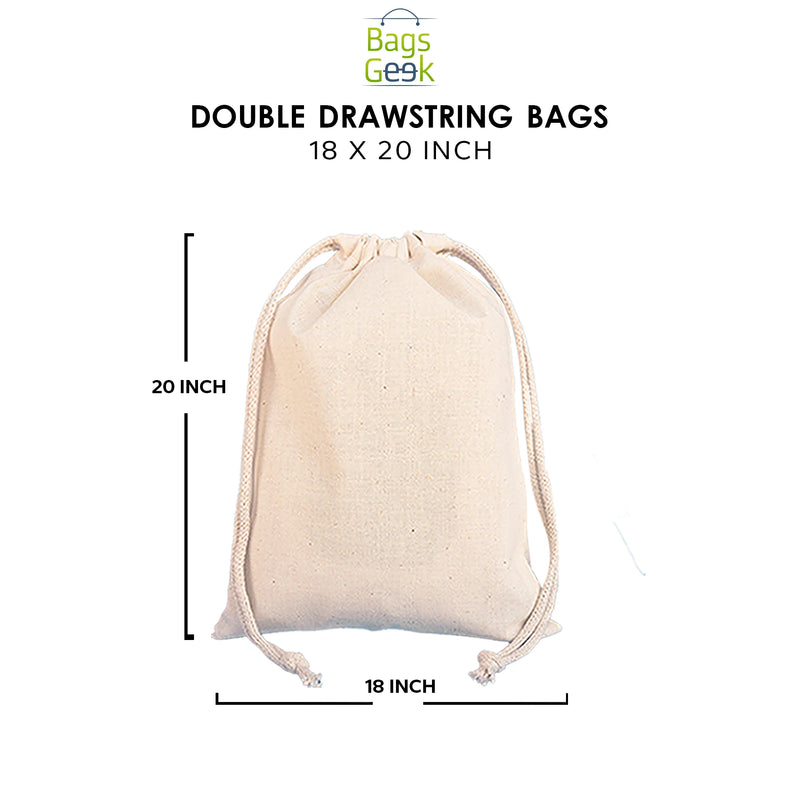 200 Pack Cotton Muslin Bags Sachet Bag Multipurpose Drawstring Bags