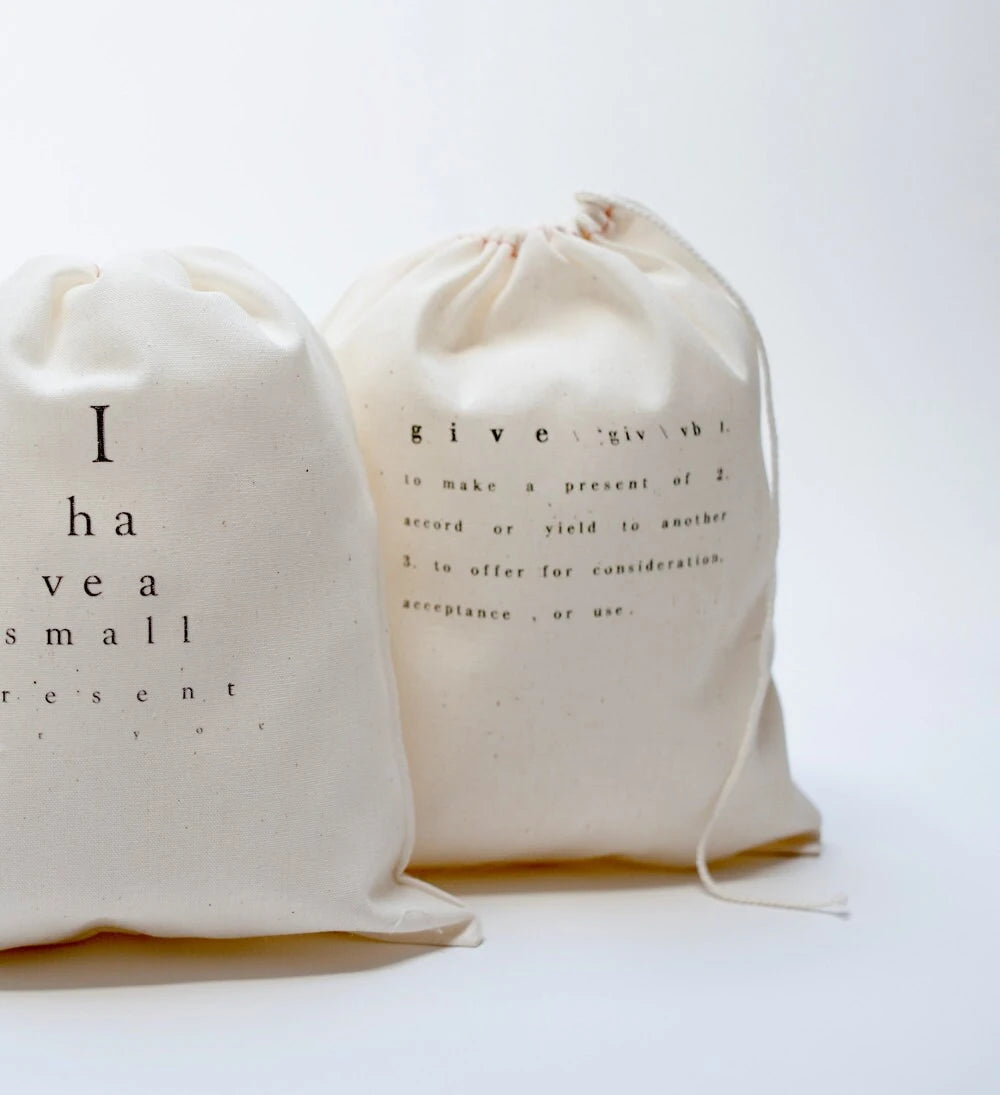 Custom Printed 100% Cotton Packaging Bags | Muslin & Canvas