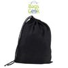 Black Colored Drawstring Bags