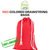 Red Colored drawstring Bags
