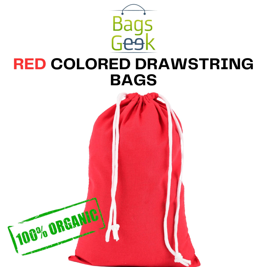 Colored Drawstring Bags
