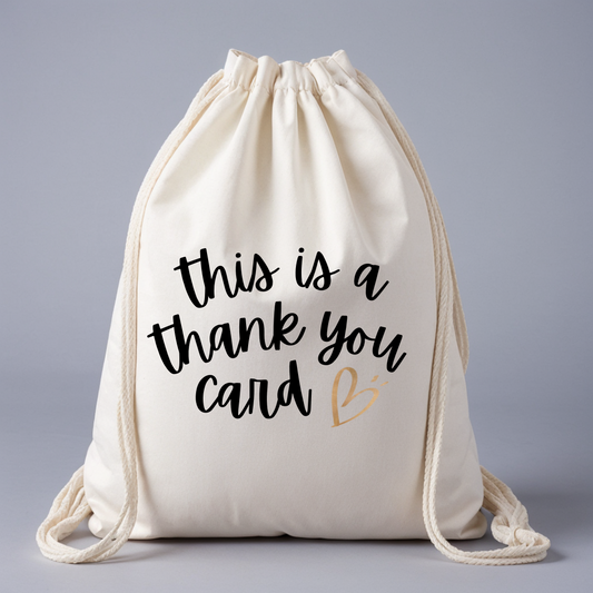 Budget Poly-Cotton Drawstring Bags