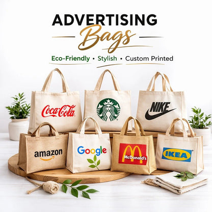 Advertising Bags | Cotton Drawstring Advertising Bags - BAGSGeek