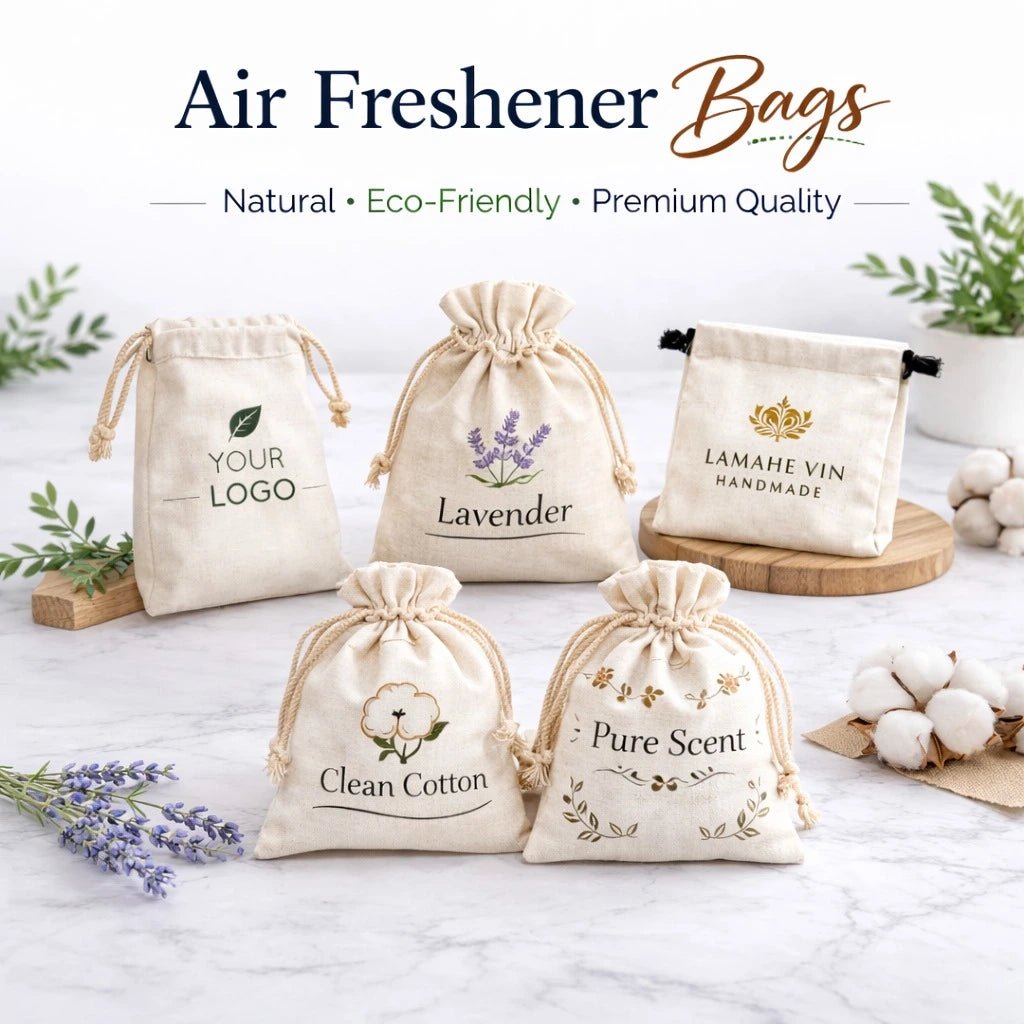 Air Freshener Bags | Cotton Drawstring Air Freshener Bags - BAGSGeek