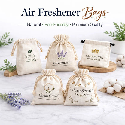 Air Freshener Bags | Cotton Drawstring Air Freshener Bags - BAGSGeek