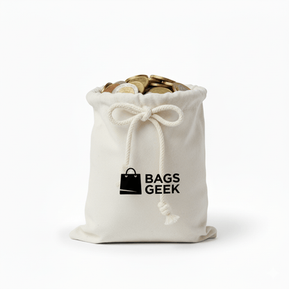 Cotton Drawstring Coin Bags - BAGSGeek