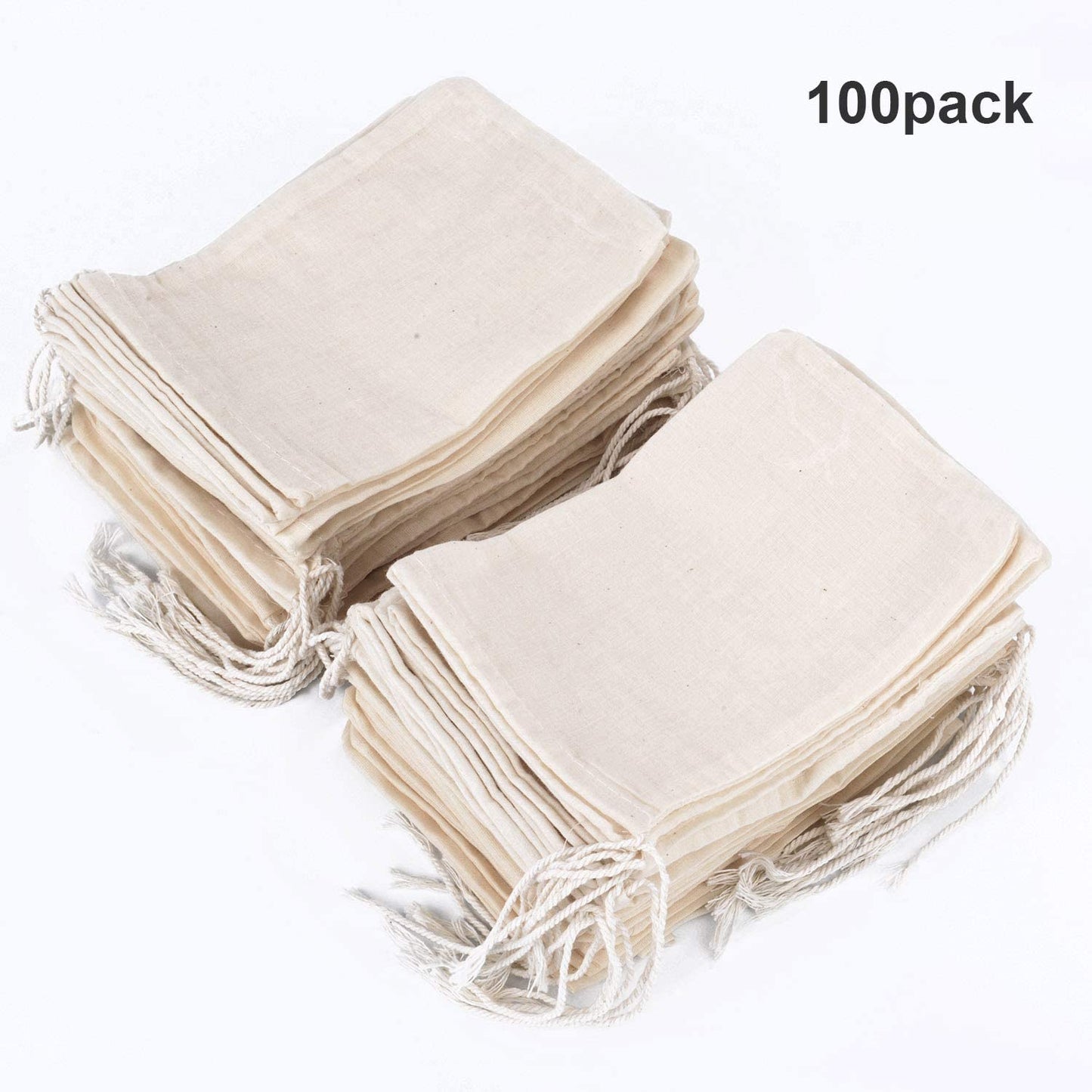 Custom Printed 100% Cotton Packaging Bags - BAGSGeek