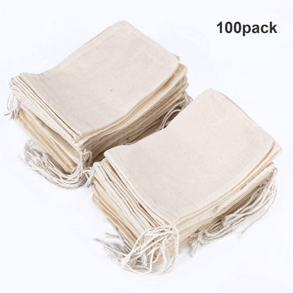 Custom Printed 100% Cotton Packaging Bags - BAGSGeek