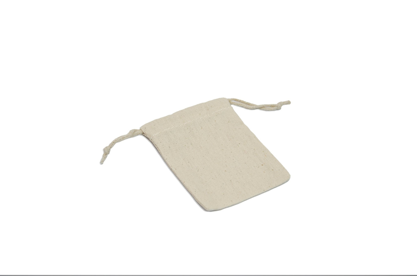 Natural 100% 12x20 Woven Cotton Canvas Double Drawstring - BAGSGeek