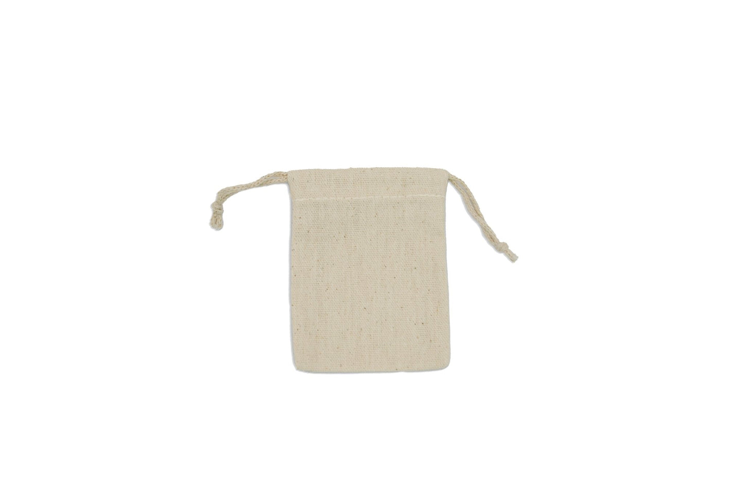 Natural 100% 12x20 Woven Cotton Canvas Double Drawstring - BAGSGeek