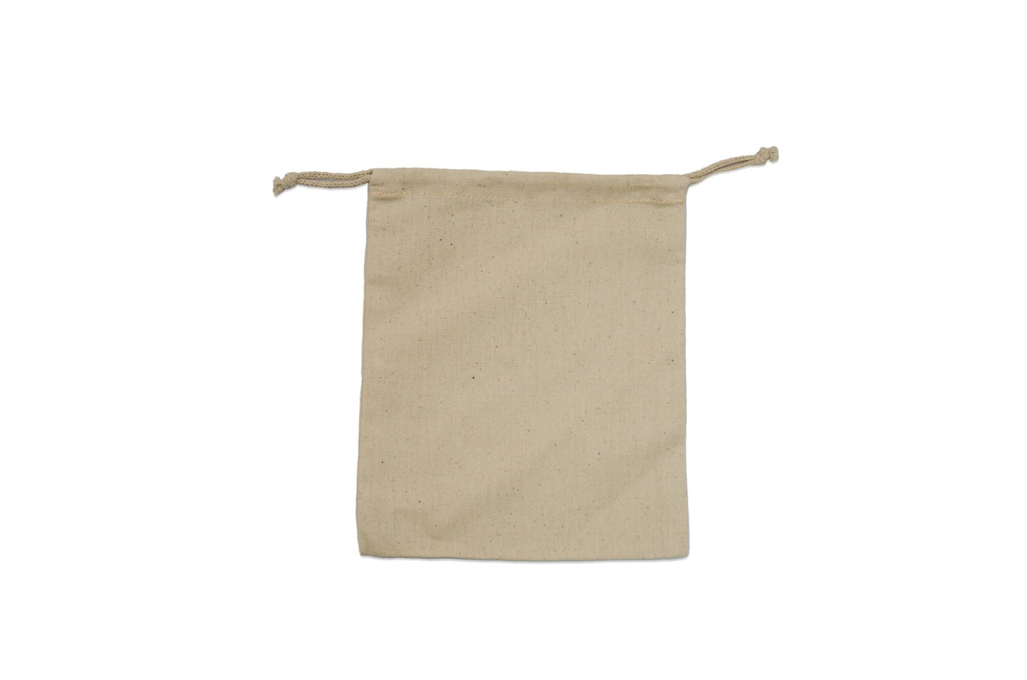 Natural 100% 12x20 Woven Cotton Canvas Double Drawstring - BAGSGeek