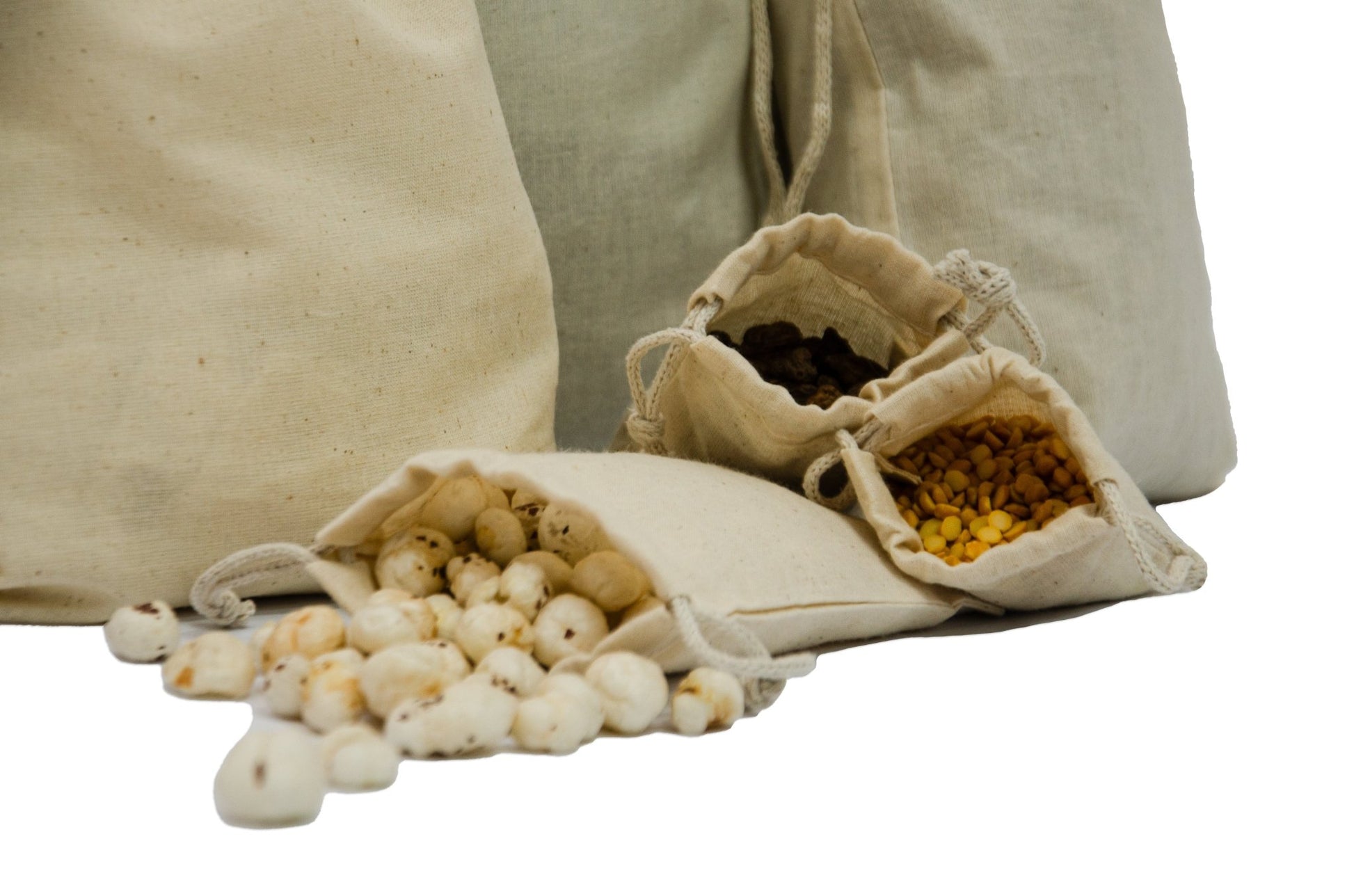 Premium 100% Woven Cotton 10x16 Double Drawstring Bag - BAGSGeek