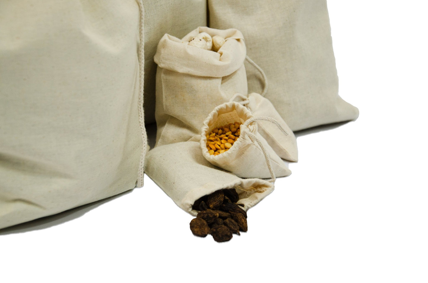 Premium 100% Woven Cotton 18x20 Single Drawstring Bag - BAGSGeek