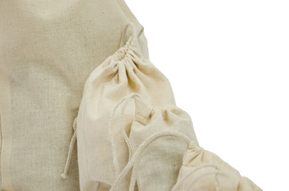 Premium 100% Woven Cotton 18x20 Single Drawstring Bag - BAGSGeek