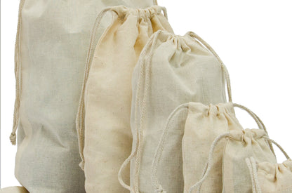 Premium 100% Woven Cotton 24x34 Double Drawstring Bag - BAGSGeek