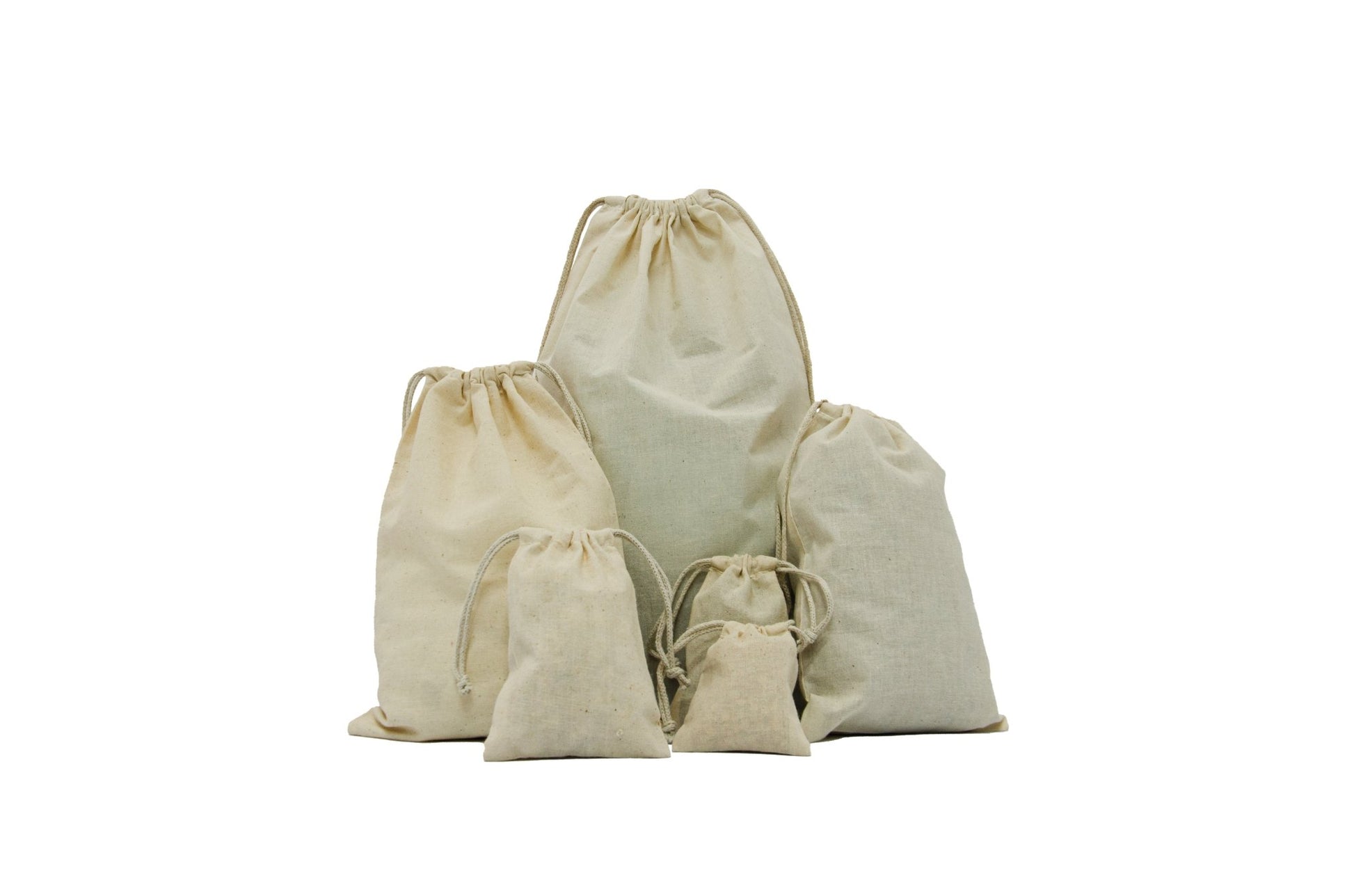 Premium 100% Woven Cotton 24x34 Double Drawstring Bag - BAGSGeek