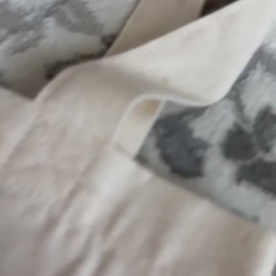 Close-up video of the 9 x 11 inch clearance cotton tote bag